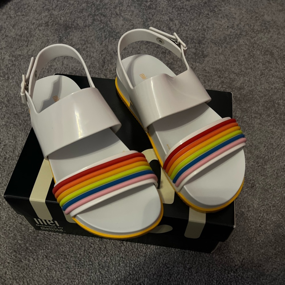 rainbow kids sandals
